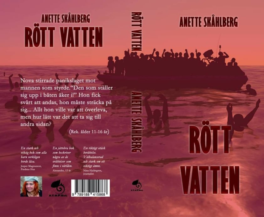 Omslag - Rött vatten - Anette Skåhlberg