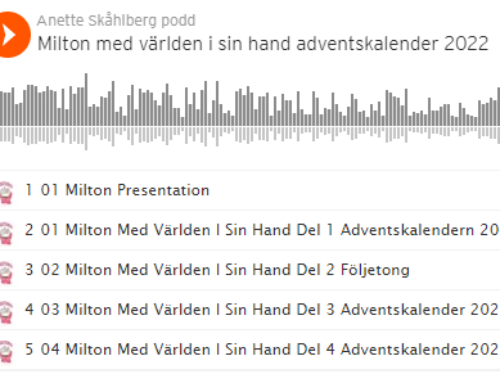 Lyssna på Anettes julkalender (7:e året)